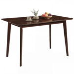 45" Extendable Dining Table Set, 2 Half-Round Tables Convertible to Oval for 4-6 People Black - Image 20