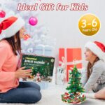 Christmas Tree Building Toy - 701 Pcs with 24-Day Countdown Calendar, 30 LED Warm Lights (USB Powered) - Santa, Ornaments, Snowflake Topper - Educational Blocks for Kids 3-6, Tabletop Decor - Image 2