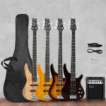 [Do Not Sell on Amazon] GIB 5 String Full Size Electric Bass Guitar SS Pickups and Amp Kit for The Experienced Player Sunset Color - Image 25
