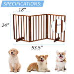 The Wooden Dog Fence Brown - Image 10