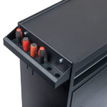 4 Drawstring Cabinet Steel Black Lock 330lb Instrument Cart Storage Room - Image 34