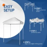 5'x5' Pop Up Canopy - Image 4
