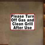 CIFbuy Vintage Metal Iron Sign 8x12 Inch Waterproof Retro Decor Plaque For Gas Grill Kitchen Restaurant 2D Flat Warning Wall Art TikTok, TikTok, t Self-pickup Logiopics - Image 4