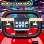 Red 6V Bumper Car for Kids – 360° Rotation Electric Ride On for Indoor Playroom - Image 5