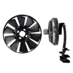 Engine Cooling Fan Blade and Clutch Kit Fits for Buick Rainier Chevrolet Trailblazer GMC Envoy 2002-2009 Black - Image 3