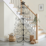6ft Black PVC Iron Christmas Tree with Snowflake Top (Accessories Not Included) - Everyday Decor Tree - Image 11