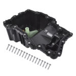 Plastic Oil Pan Assembly with Gasket Replacement for Ford F-150 2.7L 2018-2023 ML3Z6675J JT4Z6675E - Image 5
