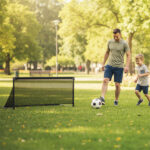 40" Portable Folding Soccer Goal (Size S, Black) - Heavy-Duty Metal Frame, Tear-Resistant PE Net - Image 5