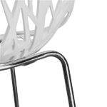 4pcs Bird's Nest Style Lounge Chair White - Image 3