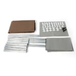 4-Layer 10 Lattices Non-Woven Fabric Wardrobe Coffee - Image 2