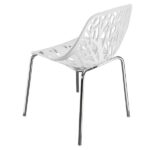 4pcs Bird's Nest Style Lounge Chair White - Image 7