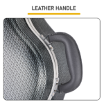 41" Folk Guitar ABS Molded Carrying Case Fits Most Acoustic Guitars Microgroove Grayish Blue - Image 5