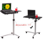 Home Use Multifunctional Lifting Computer Desk Black - Image 6