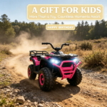 Pink 12V Kids Quad ATV – 4 Wheeler with 4 Spring Suspension Wheels, LED Lights, Music USB - Image 5