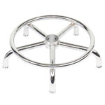 Round Stool Ha Ha Feet Rotation Bar Stool White - Image 11