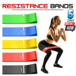 Set of 5 Resistance Exercise Loop Bands Fitness Yoga Resistance Band TPE Colorful (US Logistics only For USPS.TK/TMEU only For self-pickup) - Image 3