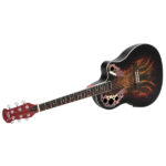 Don’t sell on Amazon 41 inch Full-Size Cutaway Acoustic-Electric Guitar Grape Voice Hole Spruce Top Round Back Sunset Color - Image 8