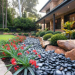 ​​38lbs Black River Rocks, 2-3 inch Polished Pebbles for Plants, Vase Filler, Aquarium, Landscaping, Indoor/Outdoor Decor - Image 2