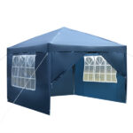 3 x 3m Two Doors & Two Windows Practical Waterproof Right-Angle Folding Tent Blue - Image 33