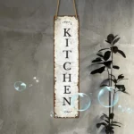 CIFbuy Vintage Wooden Hanging Sign Farmhouse Kitchen Dining Wall Decor Home Wall Art Easy Install Sturdy (TikTok, temu pick-up service) - Image 5