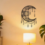 CIFbuy Mandala Moon Wall Art iron Wall Hanging for Yoga Meditation Room Decor(TikTok, temu pick-up service) - Image 7