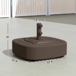 Outdoor Umbrella Base Only the base - Image 4