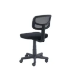 Mesh Task Chair with Plush Padded Seat, Teens and Adult, Black/Black - Image 2
