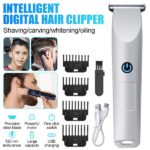 Men Pro Electric Hair Clippers Beard Trimmer Cutting Barber Shaving Machine White (US Logistics For USPS/DHL/Fedex/UPS. No designated logistics accepted TK/TMEU only For self-pickup - Image 3