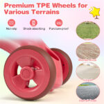 Toddler Tricycle for 3-5 Years - Stable Triangular Structure, Front & Rear Storage Baskets - Image 8