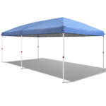 Same Code 24768999 10x20 ft Blue Pop Up Canopy Tent, Instant Folding Shelter with 6 Mesh Panels, 2 Doors & 4 Mesh Windows, 28/22mm Powder Coated Iron Legs, 10x20mm Reinforced Crossbar, 210D Oxford Fabric Outdoor Foldable Canopy with Carry Bag, Without Sandbags - Image 13
