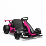 Pink 24V Electric Go Kart, 7.5 MPH, Adjustable Seat, Safe Slow Start for Kids - Image 2