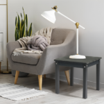 Outdoor Side Table, HDPE Adirondack Table Patio Side Table, Weather Resistant End Table Small Outdoor Table, Dark Grey, Square - Image 4