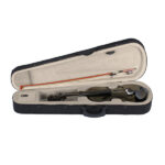 New 3/4 Acoustic Violin Case Bow Rosin Black - Image 5