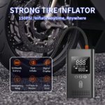 Portable Car Jump Starter with Air Compressor,150PSI Digital Tire Inflator,Car Battery Jump Starter (9.0 Gas/6.5L Diesel),Safe Clamps for Easy Use, Christmas Gift - Image 7