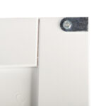 Single Drawer Double Door Storage Cabinet White - Image 15