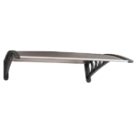 Same Code 27539880 40*38in Household Application Door & Window Rain Cover Eaves Brown Board & Black Holder - Image 5