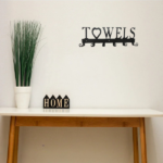 CIFbuy1pc Premium Metal Wall - Mounted Towel Hook - Space - Saving 6 - Hook Storage. The Simple Punch Installation Fits Bathroom, Kitchen, Bedroom, and Livi(TikTok/temu self-pickup orders) - Image 9