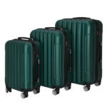 3-in-1 Multifunctional Large Capacity Traveling Storage Suitcase Dark Green - Image 5