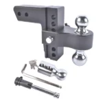Tri-Ball (1-7/8" x 2" x 2-5/16")with Dual Pin Key Locks and a Wrench Single-Sink