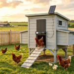 Solar Powered Automatic Chicken Coop Door with 4 Control Modes Light Sensor Timer Remote Manual, Anti-Pinch Weatherproof Aluminum Alloy Poultry Door Opener for Chickens Ducks Pigeons - Image 6