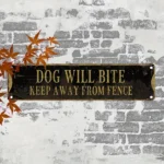 CIFbuy Vintage Aluminum Sign Dog Theme Garden Bar Home 2D Wall Decor Plaque (TikTok, temu pick-up service)