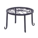 4 Plant Shelves with 4-1 Round Pattern in Black Baking Paint (Yh-Cj009) - Image 7
