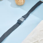 Blue painted finish, MDF, three drawers, 90.5*58*92cm, children's wooden bed with safety belt and changing table for babies - Image 24