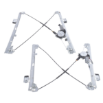 Front Left and Right Window Regulator with Motor Fits for Chevrolet Avalanche GMC Sierra Pickup SUV 1999-2007 2Pcs
