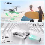 F10 adult foldable drone, WIFI FPV 1080P high-definition FPV real-time video remote control quadcopter, UK shipped by FBA warehouse, US shipped by UPS/USPS/UNI/GOFO randomly. - Image 6