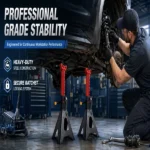 2 Ton Jack Stands Pair, Heavy‑Duty Adjustable Steel Car Jack Stands with Locking Pin, Safety Support for Auto Repair, Tire Change & Vehicle Maintenance - Image 6