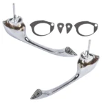 2x Chrome Exterior Door Handles Fits for Chevy Camaro Pontiac Firebird 1967-1969 - Image 4