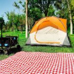 2/6 Family Camping Tents, Outdoor Double Layers Waterproof Windproof with Top Roof Rainproof and Large Mesh Windows Portable Easy Set Up Camping Gear with Carry Bag for All Seasons - Image 6