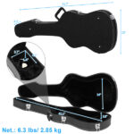 Replace 13924990 Don’t sell on Amazon Hard-Shell Electric Guitar Case Flat Surface Black suit for GST, GTL - Image 17