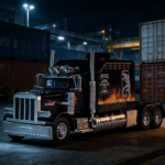 Semi Truck Toys for Boy Heavy Trucks,Metal Diecast Trucks Model Pull Back Cars with Light and Sound,Truck and Trailer Toys for Boys,Toy Trucks for Boys Age 4-8 - Image 10